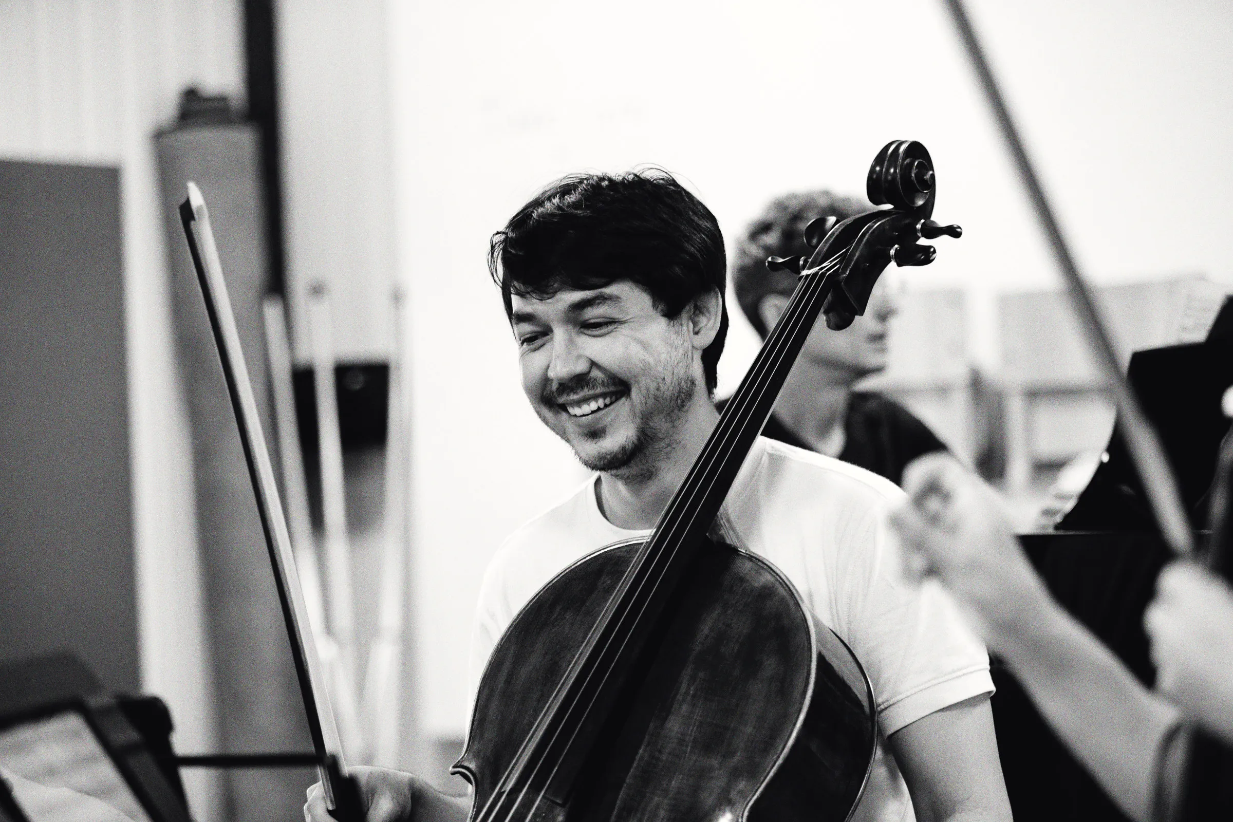 Dilshod Narzillaev in rehearsal
